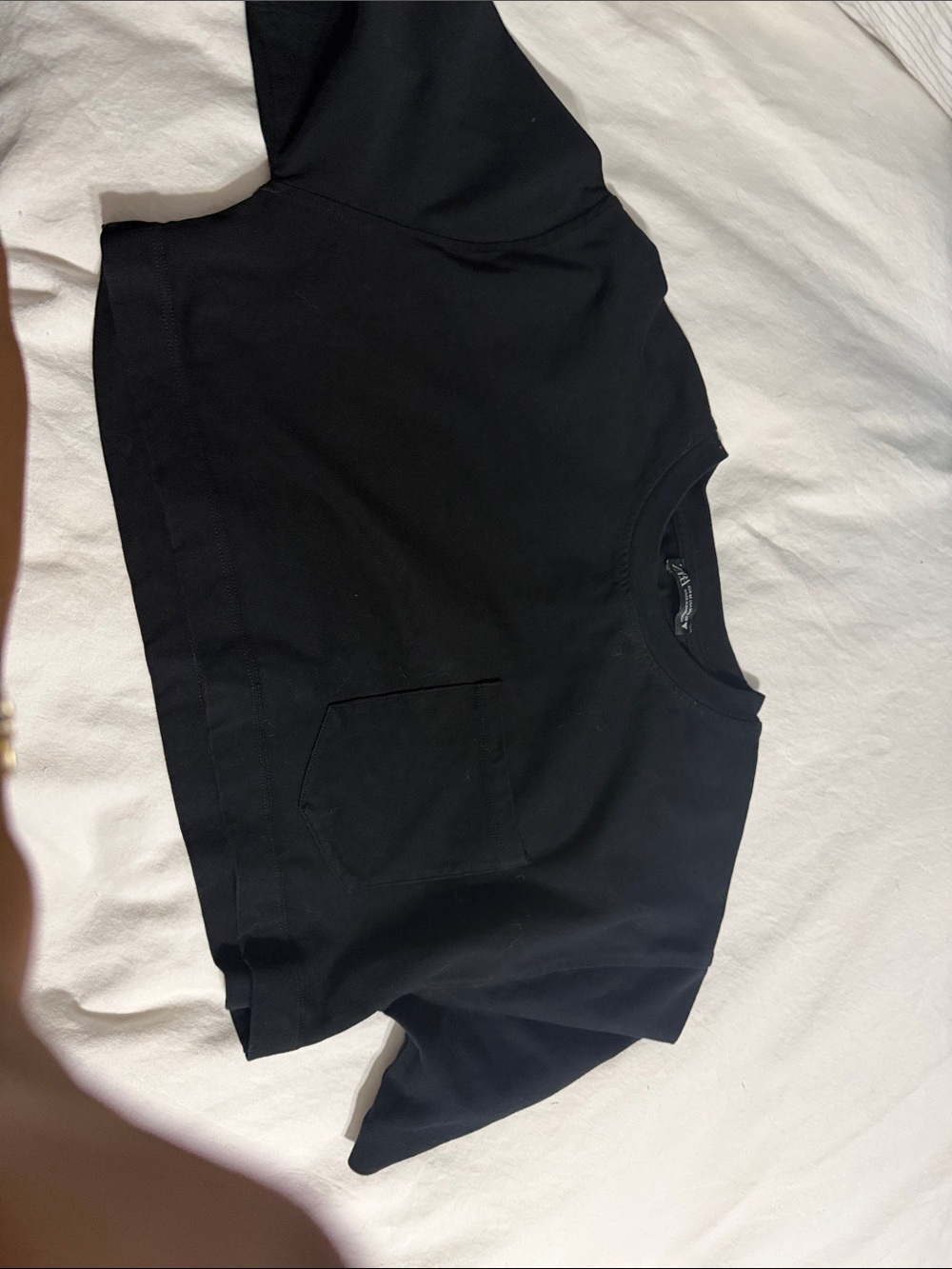 Men's Black Crew Neck T-Shirt (Zara)